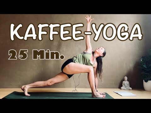 25 Minuten Vinyasa Flow Yoga für Lebenskraft und Energie | Kaffee-Yoga zum Frühstück | All levels
