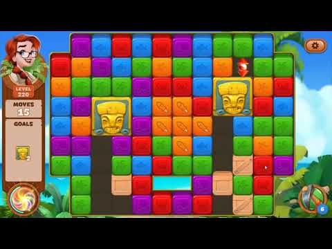 Lost Island Blast Adventure Level 220 NO BOOSTERS  A S GAMING