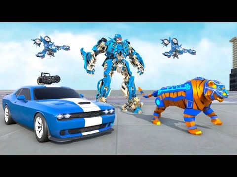 Tiger Transform Robot Car Game