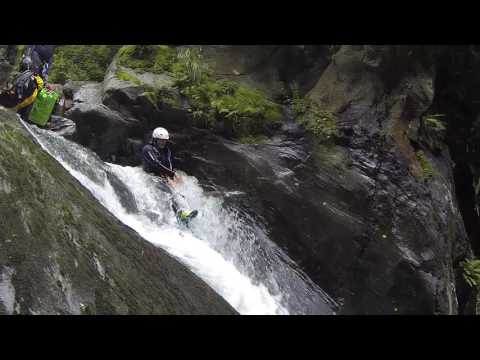 Canyoning Tour komplette Auerklamm 2016 Ötztal