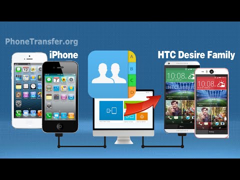 How to Sync Contacts from iPhone to HTC Desire Eye or from iPhone to HTC Desire 820 / 826