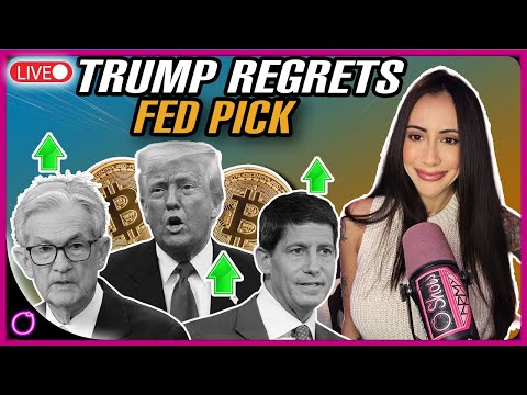 BREAKING: Trump Regrets Fed Pick! Kevin Warsh Incoming for AGGRESSIVE Rate Cuts & Crypto Clarity!