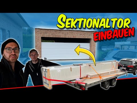 5x2m Garagentor [ohne Erfahrung] selbst einbauen? 🤯 Teckentrup Sektionaltor 5000x2250 für nur 600€ 😳