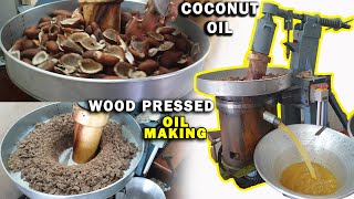HOW? Coconut OIL is made?(With English Subtitles) Wood Pressed Oil | Chekku Ennai | Factory Explorer