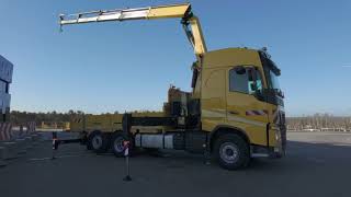 Dropside camion Volvo FH 500 6x2 PALFINGER PK 34002 SH Crane Kran | Imagine 4 - Autoline
