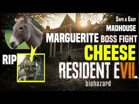 Resident Evil 7 - Marguerite Baker Boss Door Cheese - Madhouse Difficulty - Easy and Safe Strategy