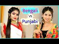 BEAUTY BATTLE - Punjabi vs Bengali MAKEUP LOOK - Step By Step Tutorial | Anaysa