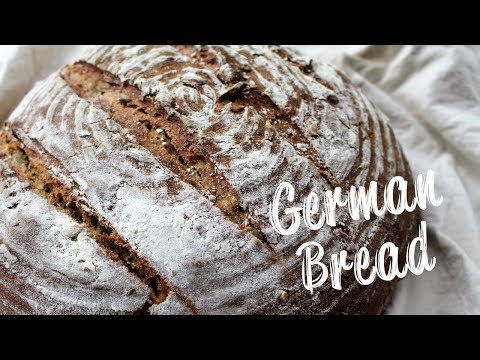 German Bread With Seeds and Nuts