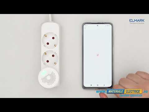 Video Detector de Gaz WI-FI pentru Priza Schuko EL-GD3002
