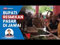 Bupati Sambas Satono Asyik Belanja Sayur Hingga Ikan Seusai Resmikan Pasar Di Jawai Selatan