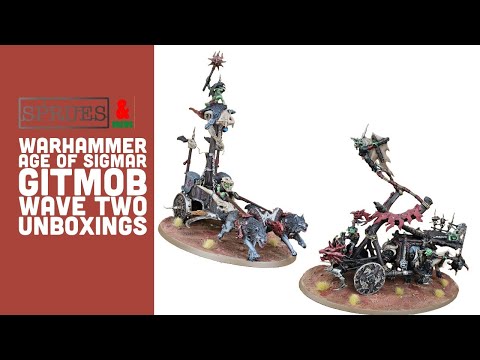 Gloomspite Gitmob Wave 2 Unboxing and Review - Doom Diver and Snarlboss - Warhammer Age of Sigmar