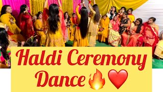 HALDI CEREMONY DANCE 🔥❤️ || #samarali #youtube #dance #wedding #haldidance