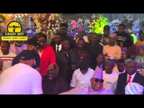 Arrival of BRed x Sina Rambo at Oyindamola Okesanjo x Adegbola Adedeji wedding in Lagos.  