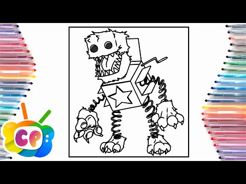 Boxy Boo coloring pages / Poppy Playtime coloring page / Tobu - Candyland [NCS Release]