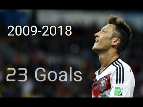 MESUT ÖZIL retirement : All his 23 goals for Germany (2009-2018) #SAYNOTORACISM