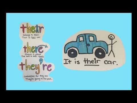 Homophone: there, their, they're