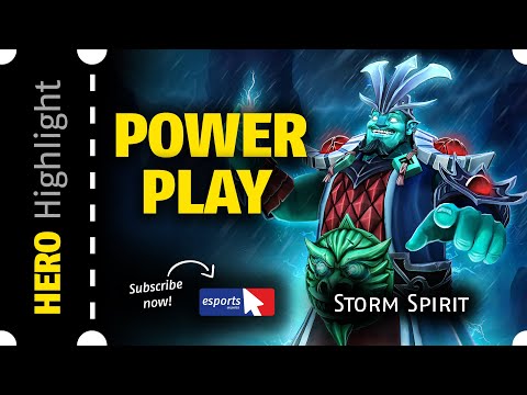 Storm Spirit DOTA 2 (POWER PLAY) - GUIDE and GAMEPLAY for Dota 2 update 7.26b, Watch EG and Fnatic