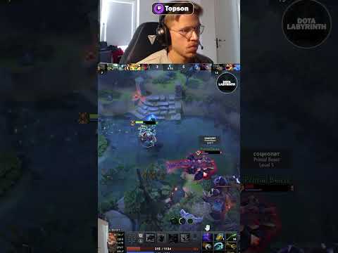 TOPSON MAKING DIFFERENCE ON EARTHSHAKER IN DOTA 2 #dota2 #gamer #gaming #outplay #twitch