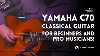 Video thumbnail for Yamaha C70 classical guitar for beginners and pro musicians! | Bass&Treble Nepal by Bass and Treble