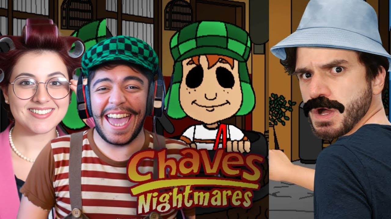 (JAZZGHOST) FIVE NIGHTS AT CHAVES! - Chaves Nightmares | REACT