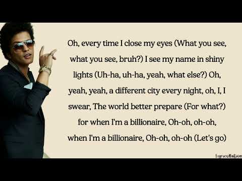 Travie McCoy Ft Bruno Mars - Billionaire (lyrics)
