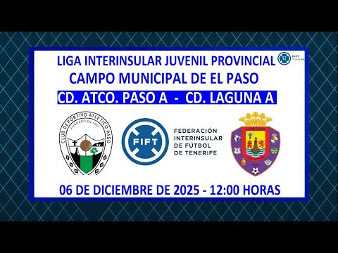 Directo | La Palma | Juvenil Provincial | CD. Atlético Paso - CD. Laguna