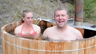 Why We BUILT a HOT TUB & Deck BEFORE A HOUSE