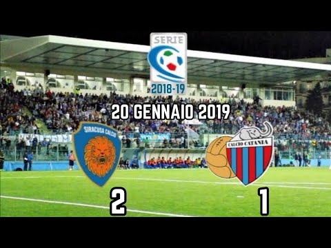 20 Gennaio 2019 - Siracusa Calcio vs Calcio Catania 2-1 campionato di Serie C - 2018-19