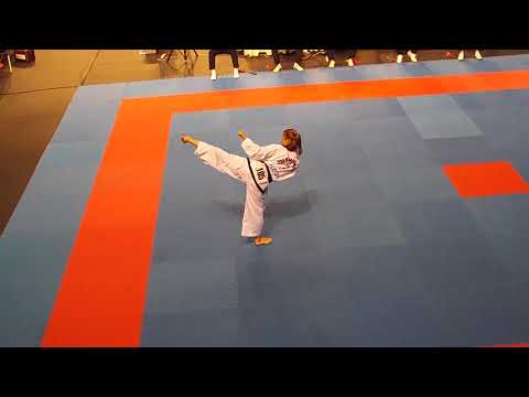 Anna Tishchenko (RUS) v Martina Kopecka (CZE) - Female III Dan Patterns Semi Final