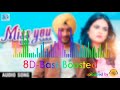 Miss You Inna Sara Navjeet Shera D Bunny S 8D BassBoosted By Gawar