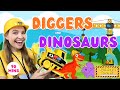 Toddler Learning Video Learn Dinosaurs And Diggers For Toddlers Toy Learning Video For Toddlers