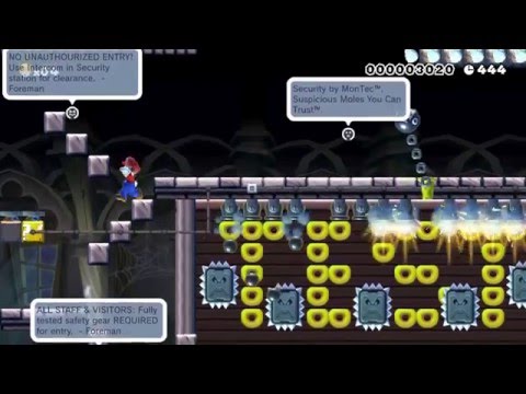 RWCorp 3: Bob-omb Test Facility by CGroundhog - Super Mario Maker - No Commentary 1AD