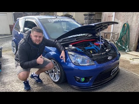 POLISHING THE CHROME IN THE ST150 ENGINE BAY