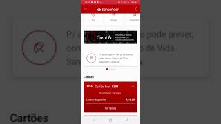 santander criando um relacionamento com o banco