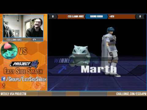 ESS Weekly #54: ESS | Llama Juice (Ivysaur, Ice Climbers) Vs ~ath (Marth) - Round Robin - Project M
