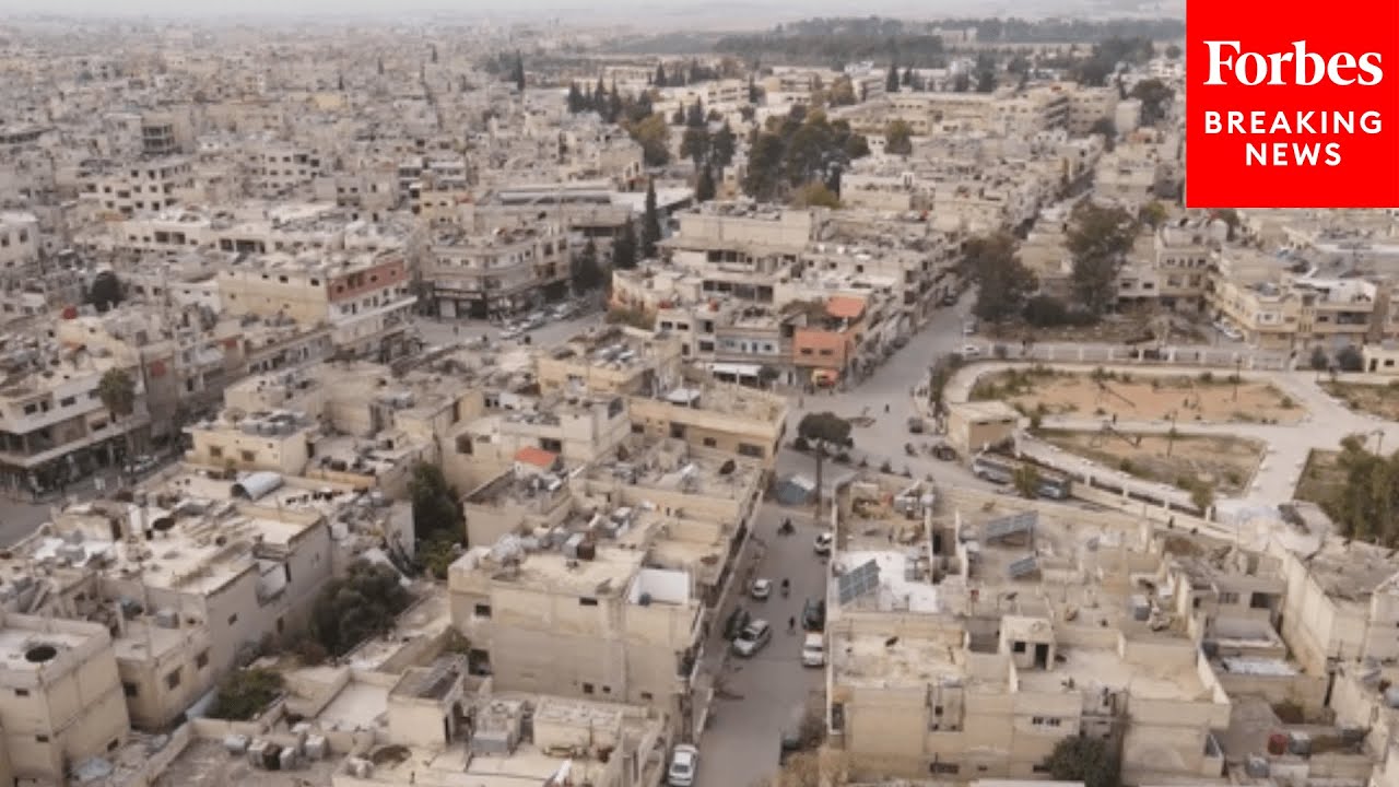 DRONE VIDEO: Aerial Footage Shows Salamiyah, Syria After Anti-Assad Insurgents Seized The City