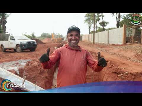 Imagem - As Obras de Pavimentação Asfáltica em Nova Maringá seguem avançando.