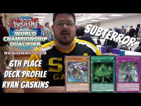 Yugioh 4/13/2019 Altoona, IA Regional 6th Place Deck Profile - Subterror - Ryan Gaskins