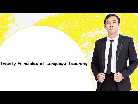 Twenty Principles of Language Teaching (Curriculum and Material Development)