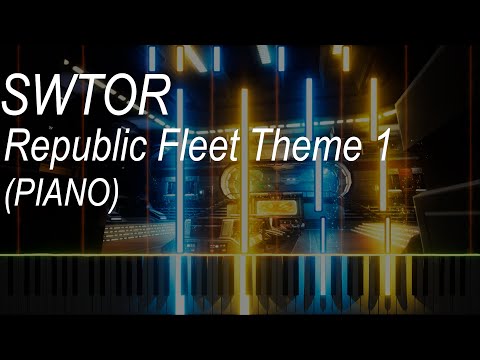 Star Wars The Old Republic Republic  -  Republic Fleet Ambience Theme 1   (Piano Cover)