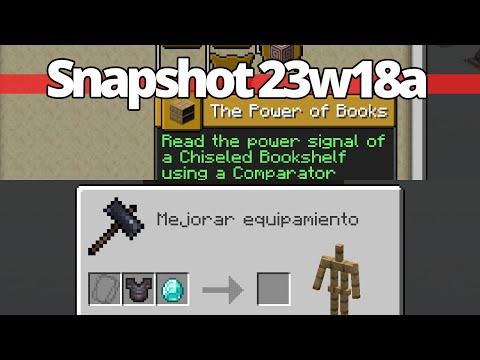 Snapshot 23w18a – New progress, adjustments to steps and blacksmithing table, changes to telemetry and others
