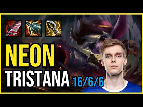 NEON - TRISTANA vs MISS FORTUNE ADC - EUW Master - Patch 11.4