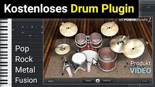 Video thumbnail for MT Power Drum Kit 2 - AU / VST Schlagzeug Plugin - KOSTENLOS by MANDA AUDIO
