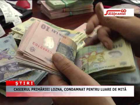 CASIERUL PRIMARIEI LOZNA CONDAMNAT PENTRU LUARE DE MITA