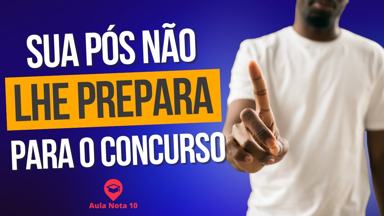A sua pós-graduação não lhe prepara para o concurso docente