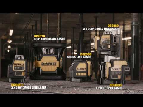 DeWalt DCE079D1G-GB Self-Levelling Rotary Laser Level - Green