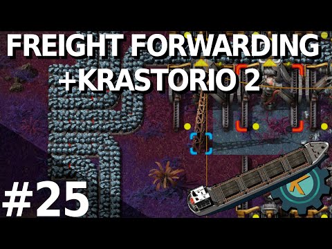 Factorio Freight Forwarding K2 20x #25 — Foreign Iron Mining