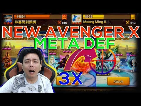 [TOP Tier G3] Hitting Triple Artamiel From Avenger X Siege Defense - isengdudegame Summoners War