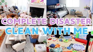COMPLETE DISASTER CLEAN WITH ME 2022! SPEED CLEANING MOTIVATION! DECLUTTER & ORGANIZE WITH ME!