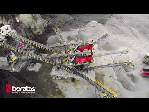 Boratas stationary crushing plant in Bulgaria | VSI Crusher | Cone Crusher | Konkasör | Kırma Eleme